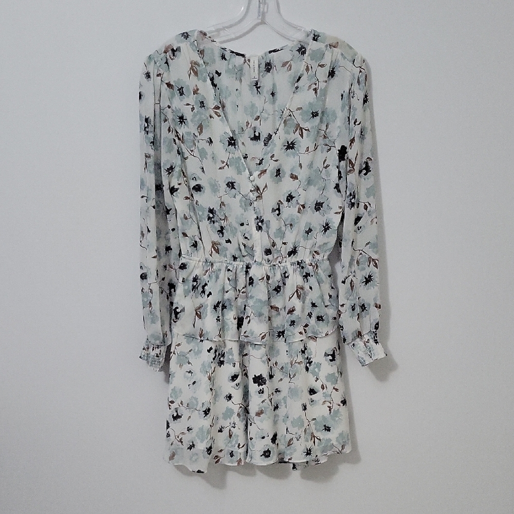 Gentle Fawn Floral Long Sleeve Dress, Size Medium